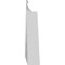 Ekena Millwork Acorn Architectural Grade PVC Pediment, 62"W x 15-1/2"H x 2-3/4"P (Pitch 6/12) PEDPS062X155ACR00 - alternate 5